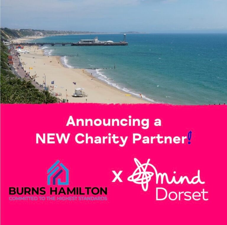 Dorset Mind Charity Partner for 2024 Burns Property Management Dorset